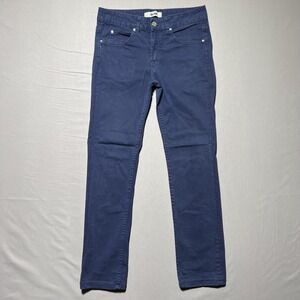 Acne Jeans Womens 28 HEX Summer Blue Straight Leg Pants Stretch Casual